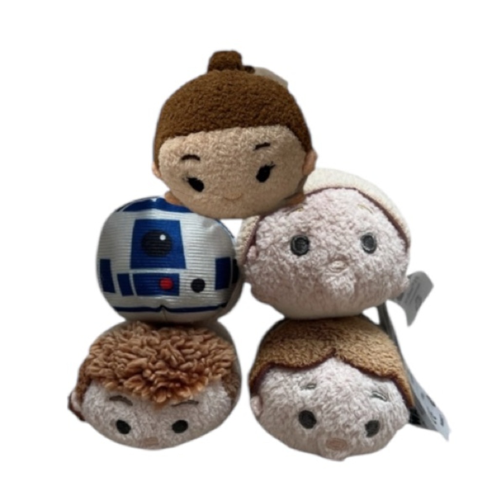 Disney Tsum Tsum Star Wars Attack of the Clones The Force Awakens Mini Plush - Picture 1 of 4